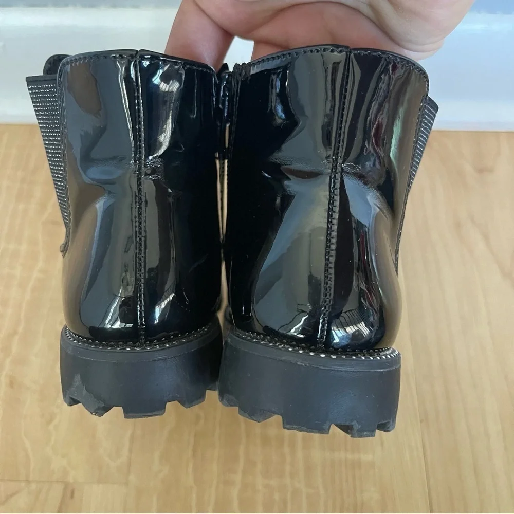 Mix No. 6 Chelsie Size 9M Ankle Booties Toddler Patent Leather Size Zip Boots